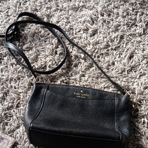 Kate Spade Textured Black Crossbody Bag